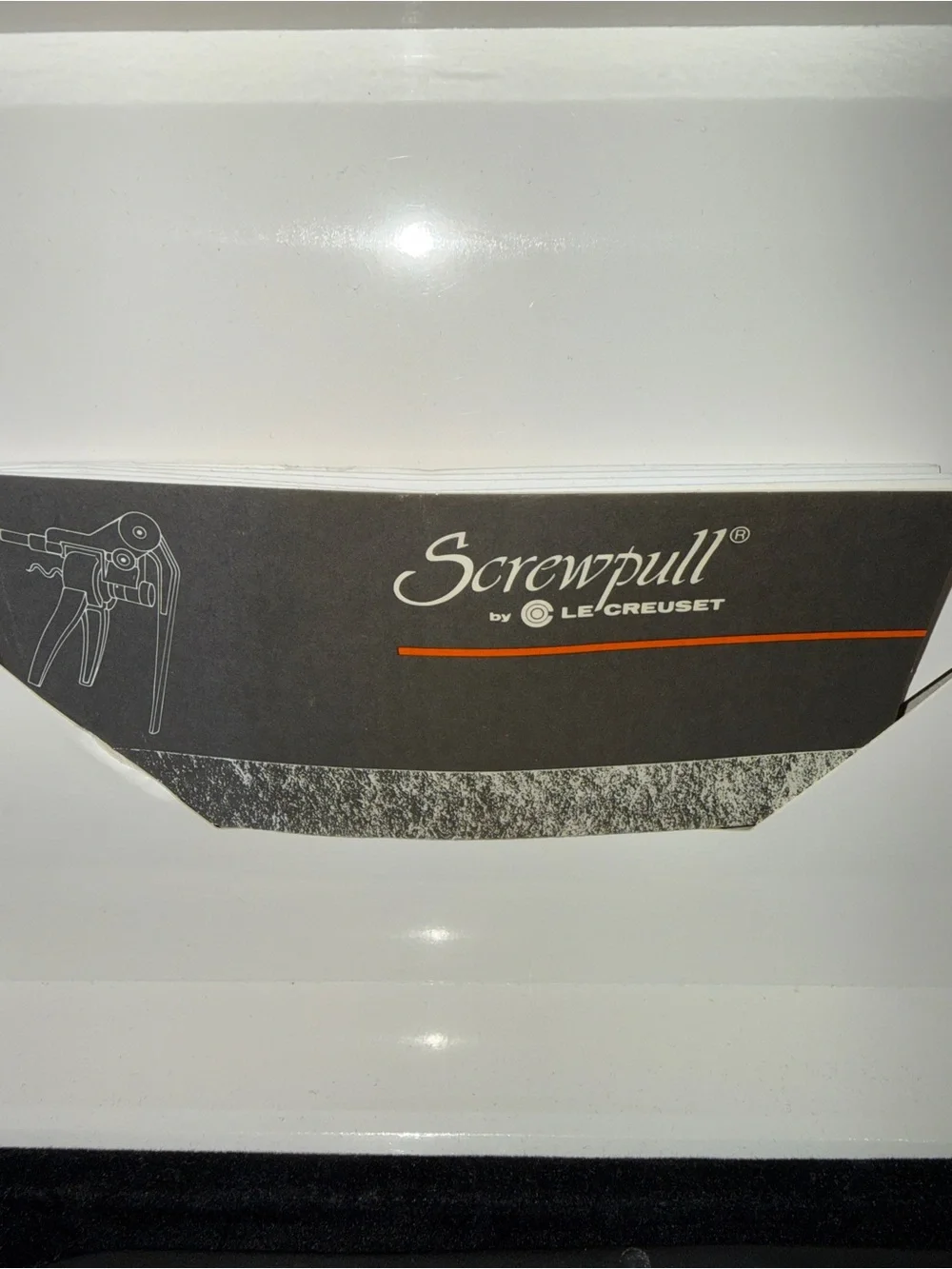Le Creuset Screwpull Lever Model Corkscrew Bottle Opener & Foil Cutter In Box
